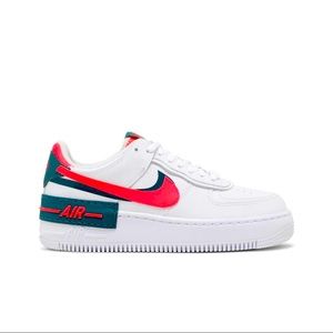 Nike Air Force 1 Shadow White Dark Teal Green